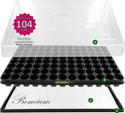 PRO104 mit 104 Zellen – Originalansicht des Sets