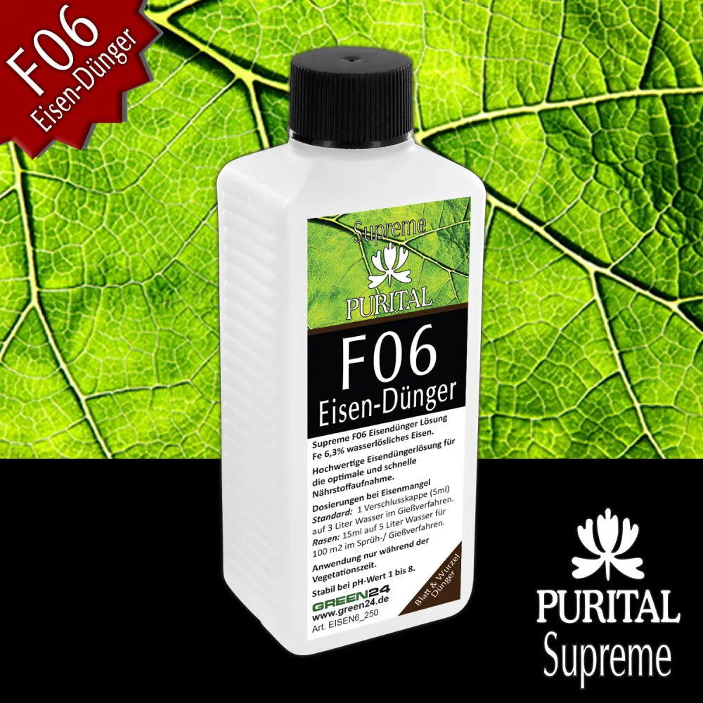 GREEN24 Purital F06 Eisendünger 250 ml · Originalgebinde