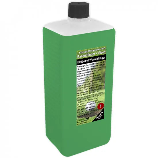 Stickstoff-Rasendünger 1 Liter – GREEN24 Flasche