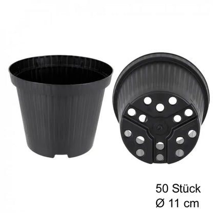 Runde Anzuchttöpfe aus PP – 9, 11 und 13 cm – Originalansicht
