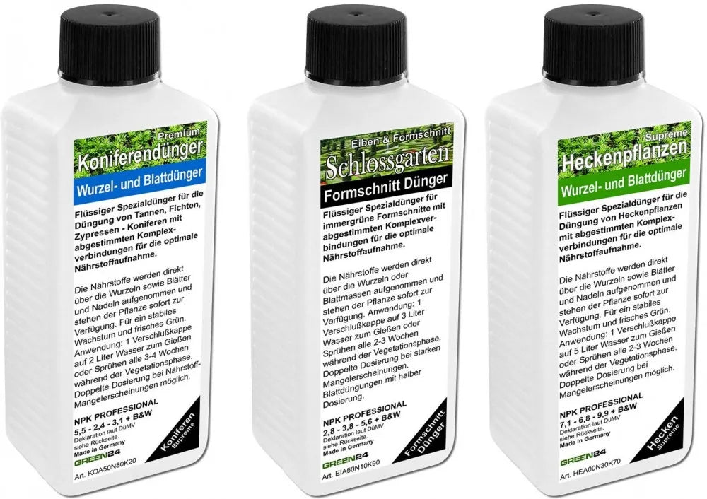 Traumhafte Hecken - 3er Dünger SET
