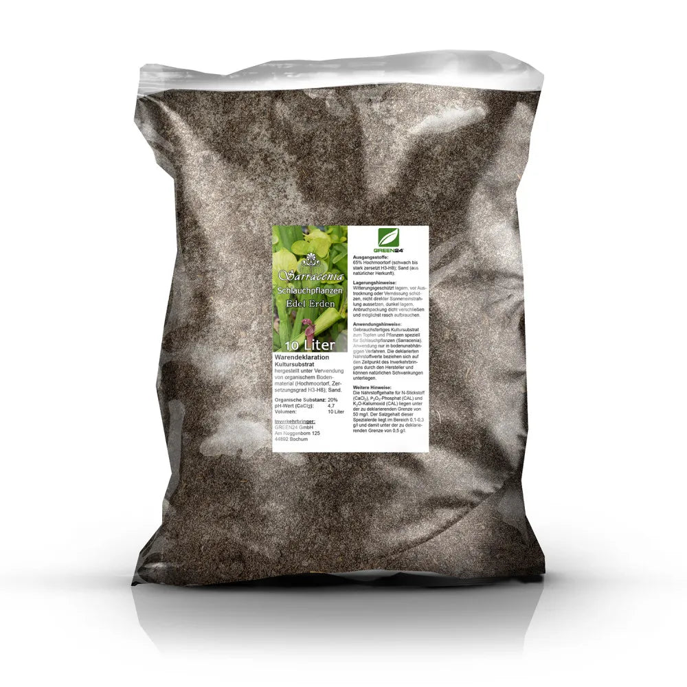 Originalbeutel GREEN24 Sarracenia-Erde, 10 Liter
