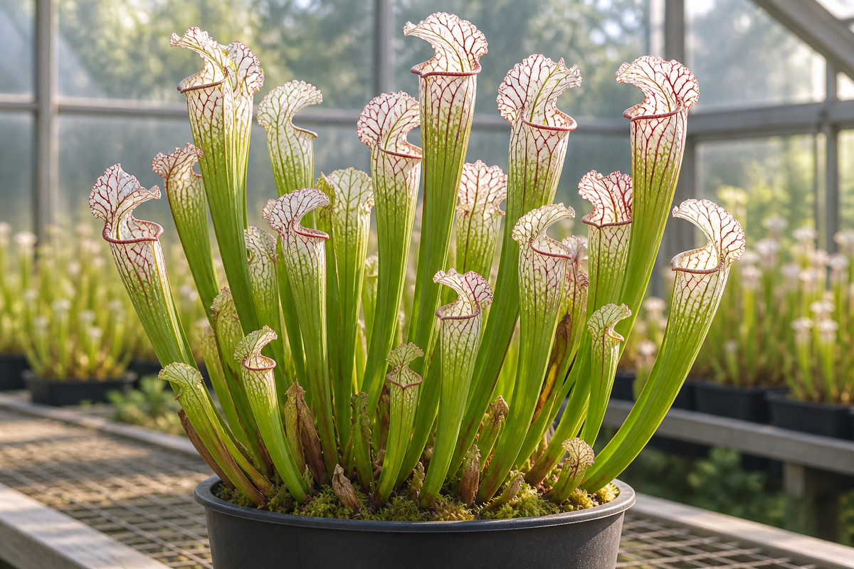 Trumpet pitcher plant