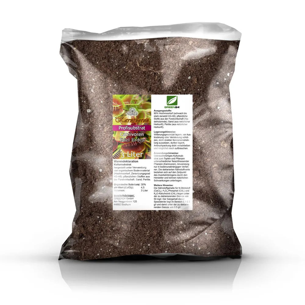 Originalbeutel GREEN24 Karnivoren-Erde, 3 Liter