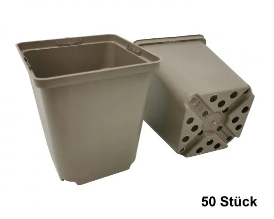 Recycling-Anzuchttöpfe Taupe – Originalansicht