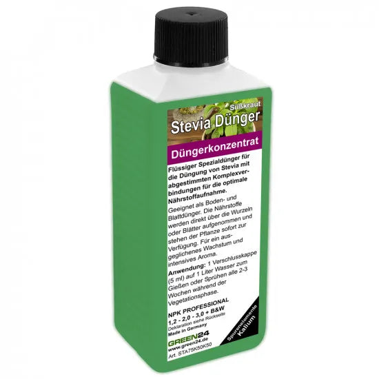 Stevia-Dünger 250 ml – GREEN24 Flasche