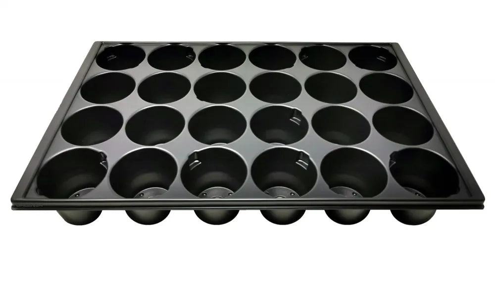 STP-Anzuchtplatte QP 24R – 24 Zellen – Originalansicht