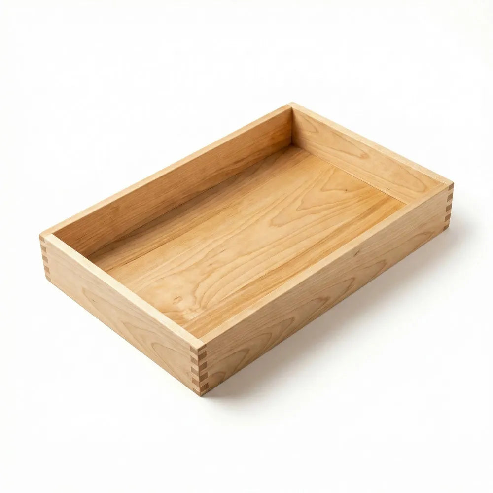 Leere Style-Box aus Birke in Beige