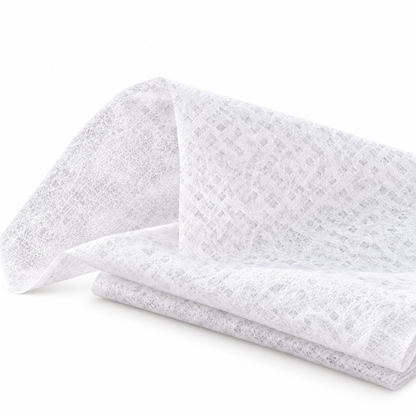 Isolated material view of lightweight white M170 garden fleece
