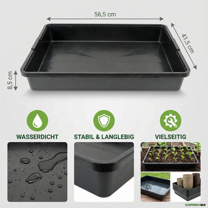 XL565 Wanne wasserdicht – 56,5 × 41,5 cm – originale Produktillustration