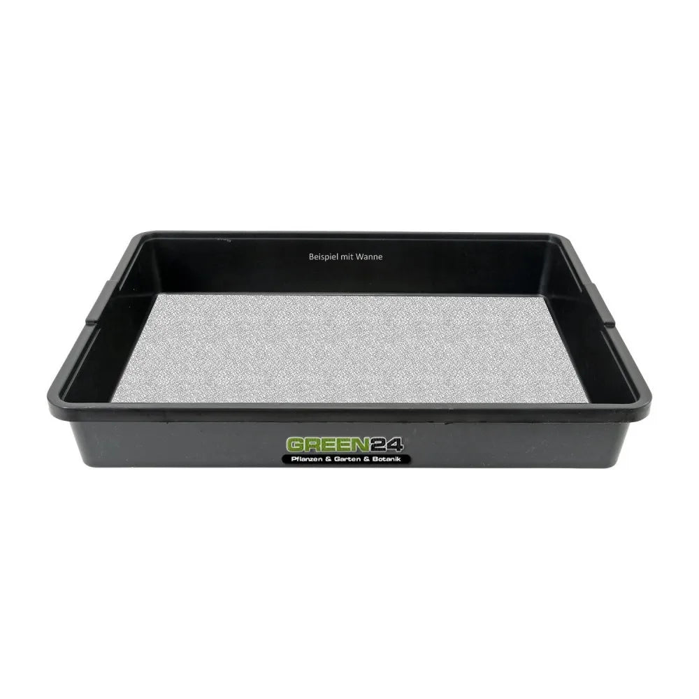 XL565 Kapillarmatte – 50 × 36 cm – Anwendungsbeispiel mit separat erhältlicher Wanne