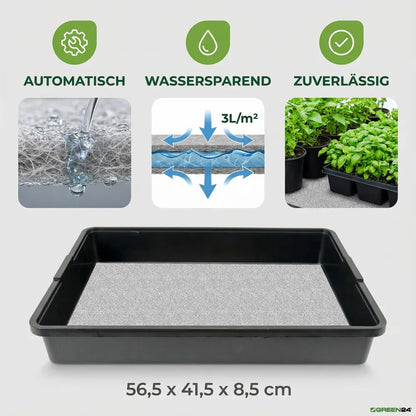 XL565 Bewässerungsset – Wanne mit Kapillarmatte – originale Produktillustration