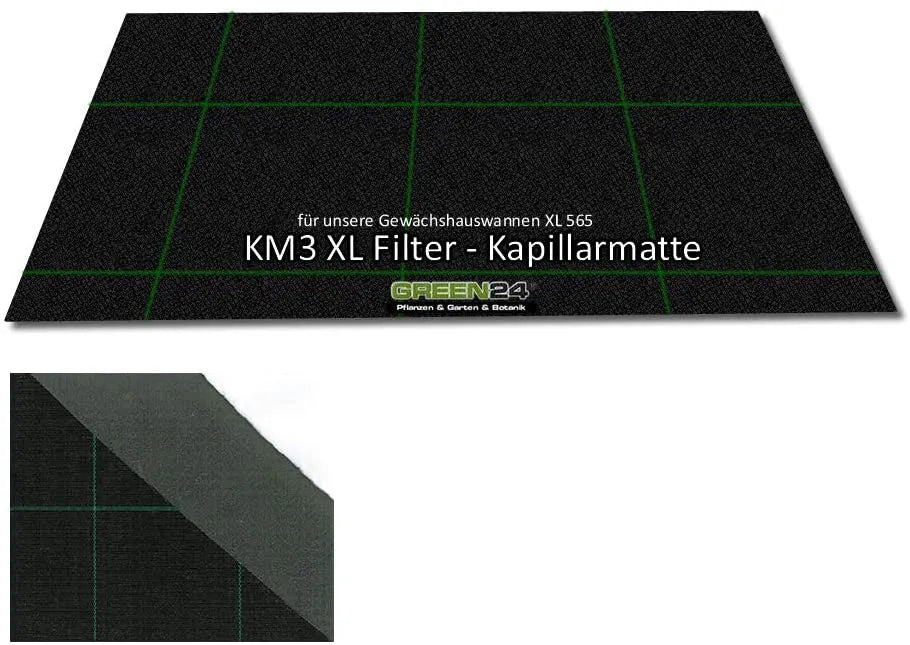XL565 KM3 Kapillarmatte dreilagig – 50 × 36 cm – originale Produktillustration