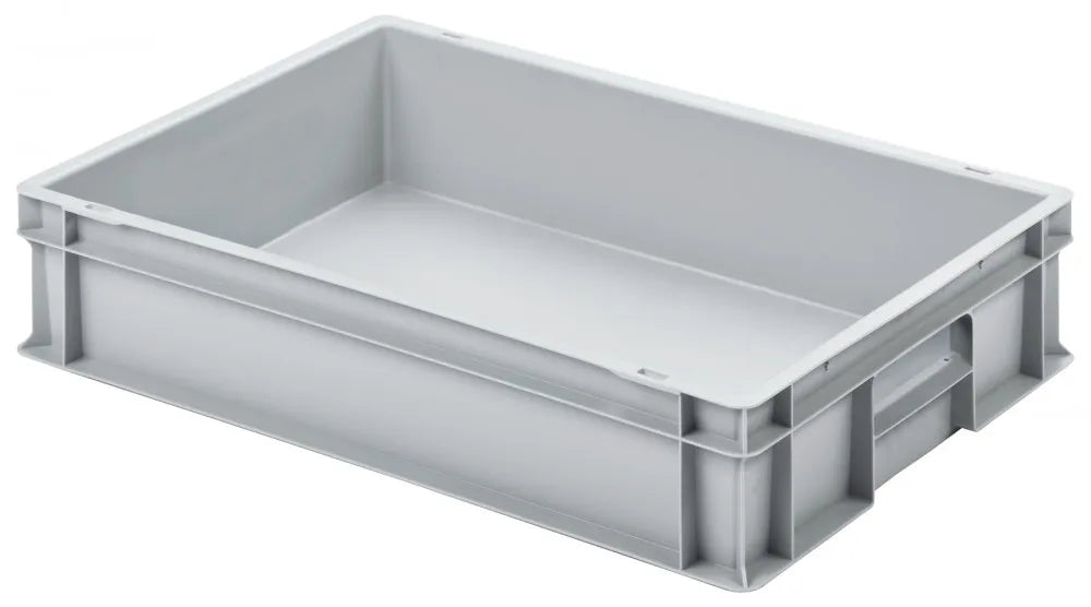 Hellgraue Eurobox 600 × 400 × 120 mm
