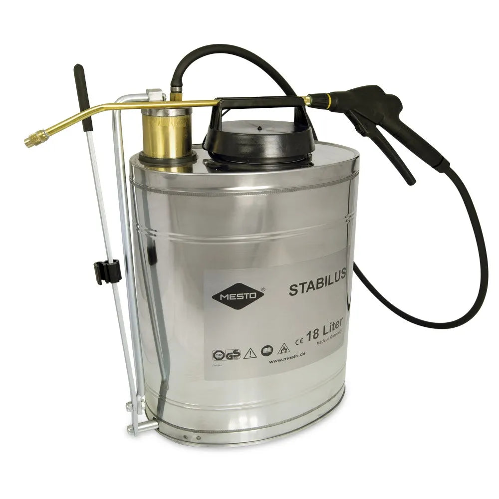 MESTO 3541G Stainless Steel Backpack Sprayer, 18 l