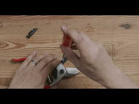 Austausch des Ambosses der FELCO 31 Baum-, Reb- und Gartenschere