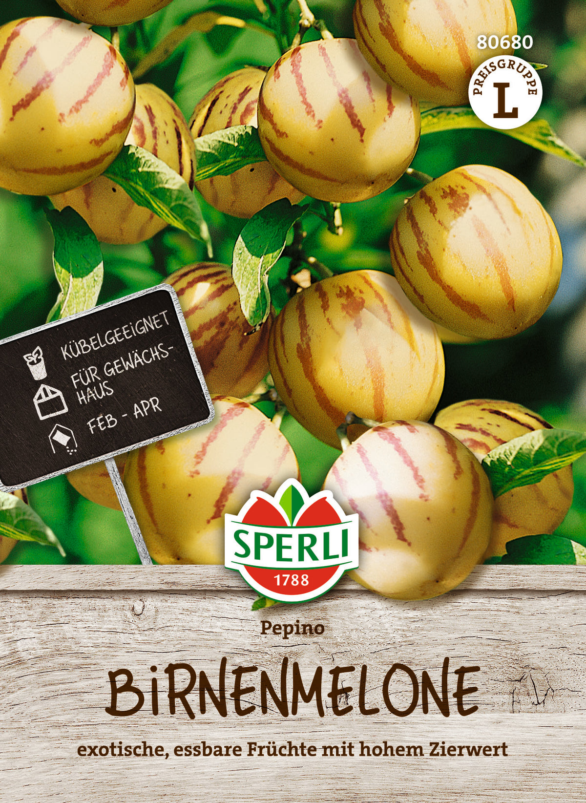 SPERLI Birnenmelone Pepino – Originalpackung