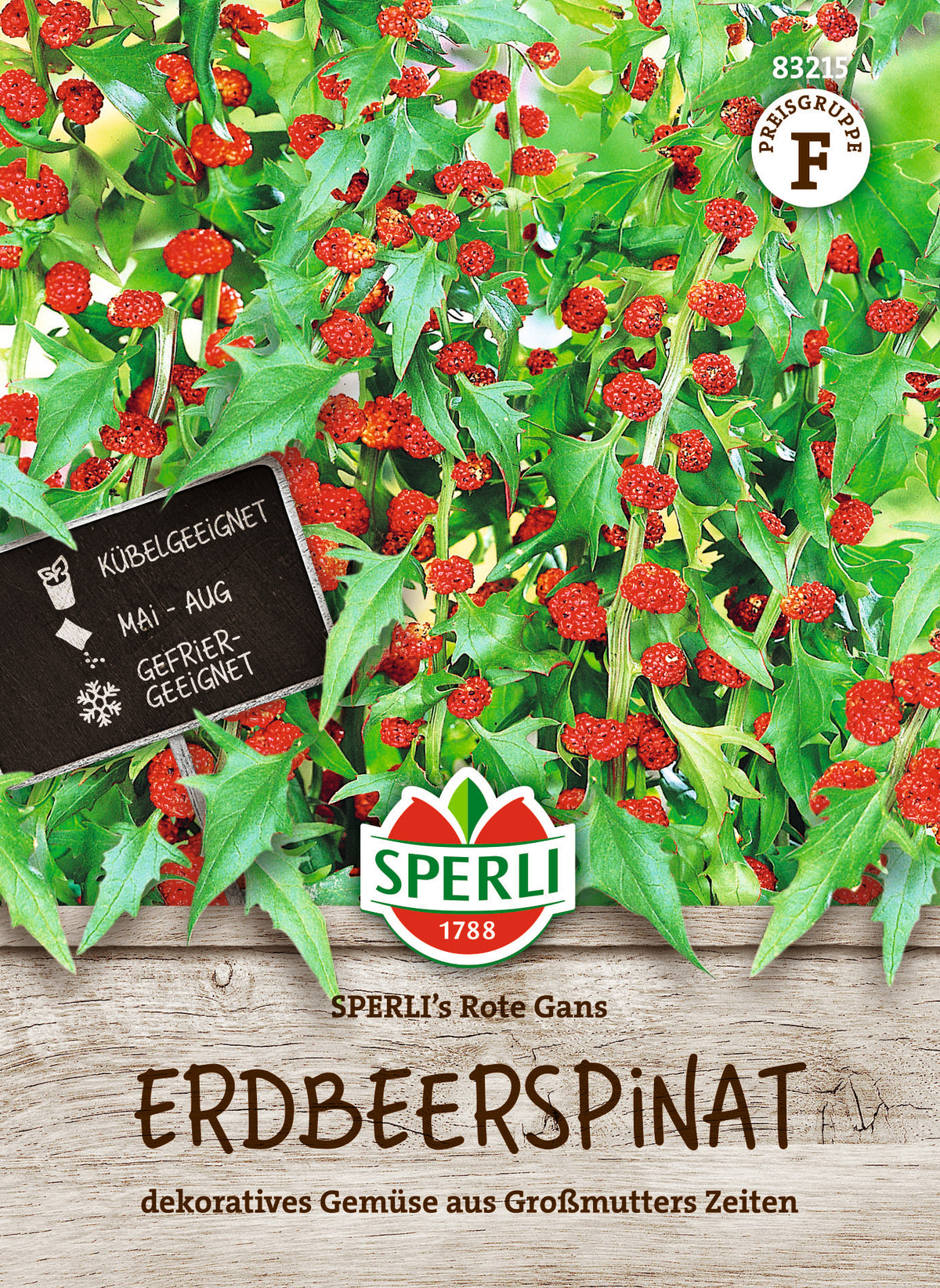 SPERLI Erdbeerspinat Rote Gans – Originalpackung