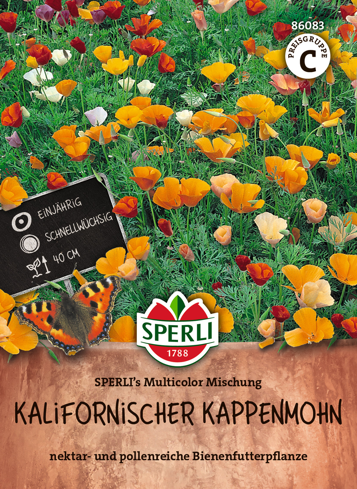 SPERLI Kalifornischer Mohn Multicolor – Originalpackung