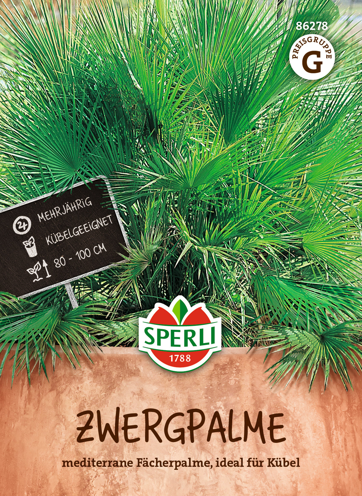 SPERLI Zwergpalme – Originalpackung