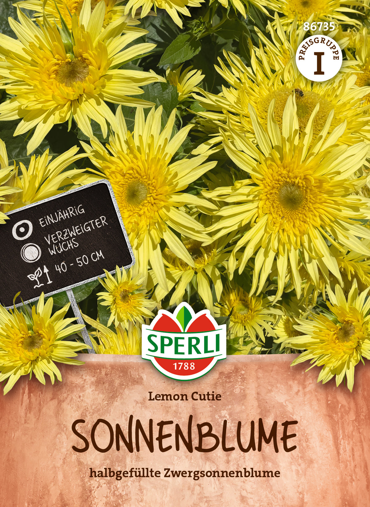 SPERLI Sonnenblume Lemon Cutie – Originalpackung