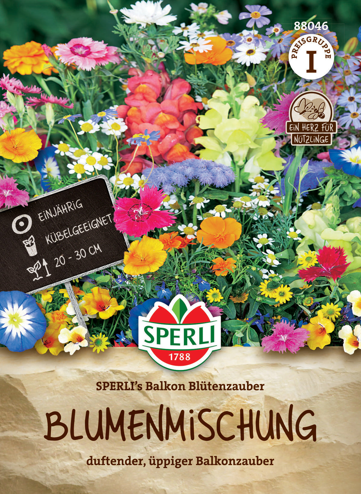SPERLI Balkon Blütenzauber – Blumensamen – Originalpackung