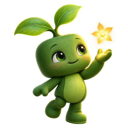 Keim holding a glowing bloom star.