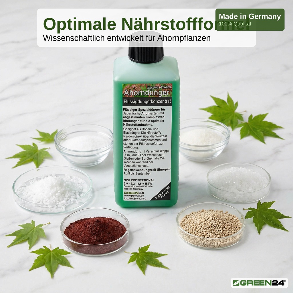 NPK-Nährstoffe des GREEN24 Ahorn Dünger