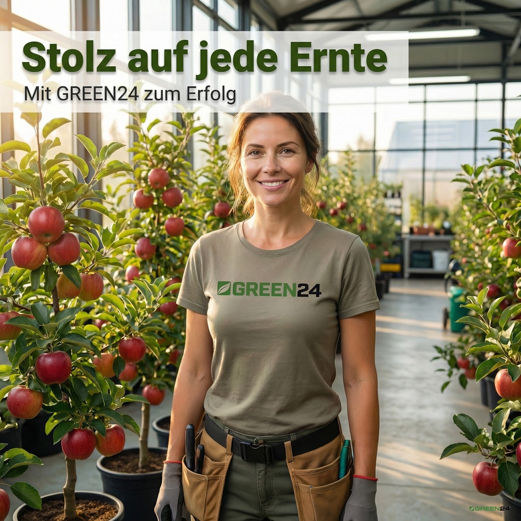 Düngen für üppige Apfelbäume voller roter Äpfel