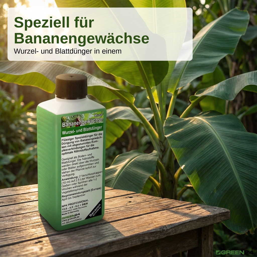 GREEN24 Bananendünger für üppige Bananenstauden