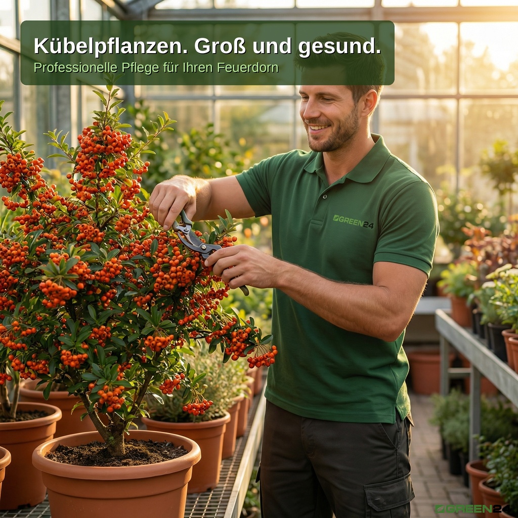 Pyracantha Feuerdorn im Kübel düngen