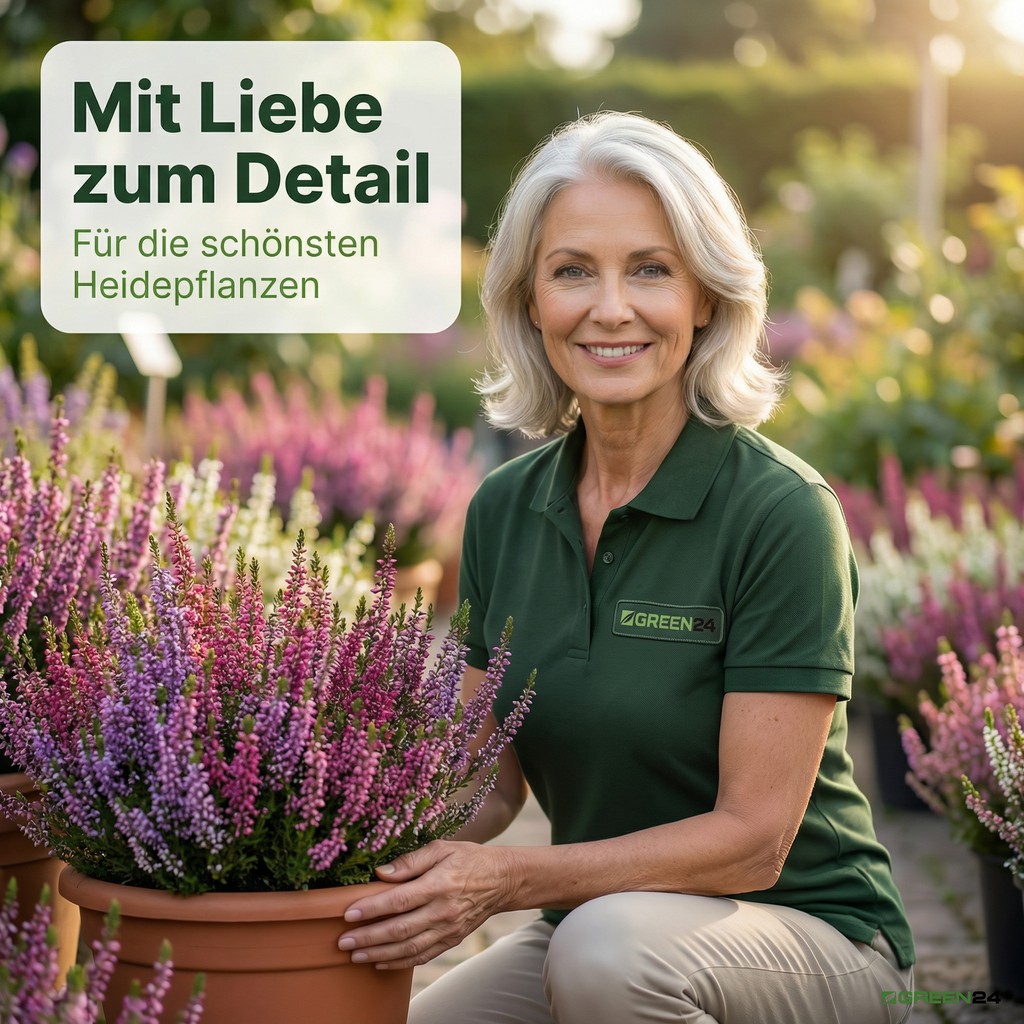 Düngung und Pflege für eine üppige Heidepflanze im Kübel.