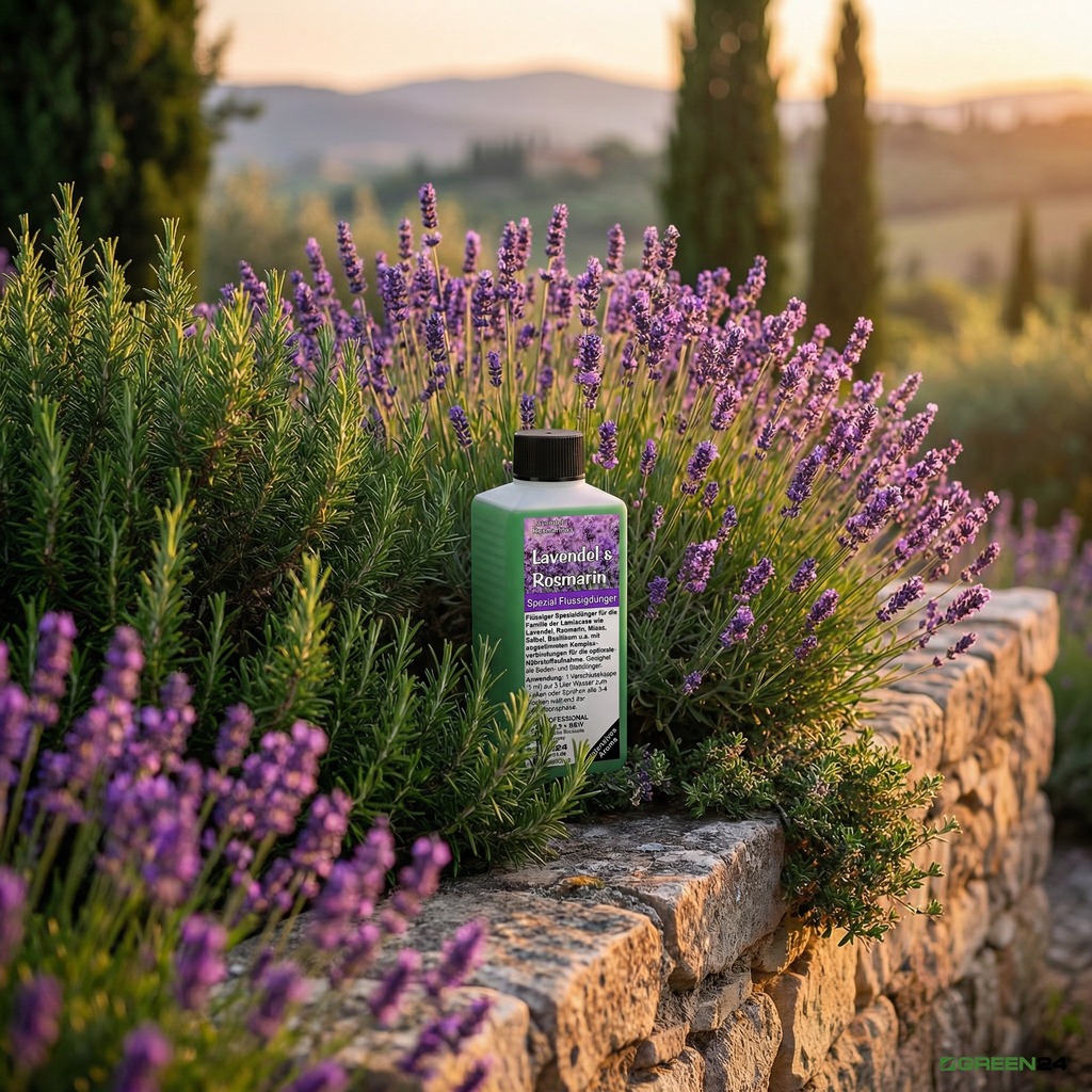 Lavendel & Rosmarin Spezial Flüssigdünger für Lavendel- und Rosmarinpflanzen im Steingarten