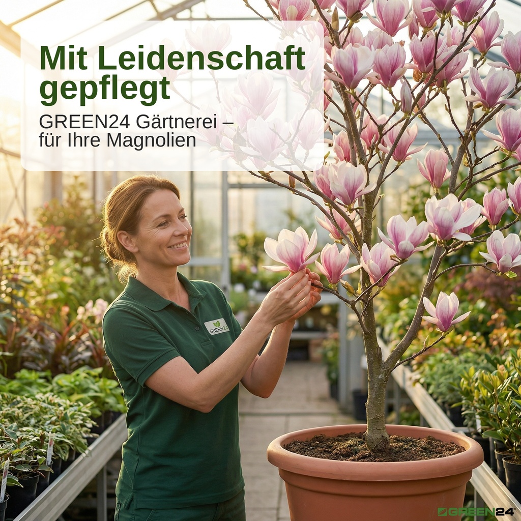 Magnolien-Baum im Kübel, Magnolien-Dünger  für Boden- und Blattdüngung