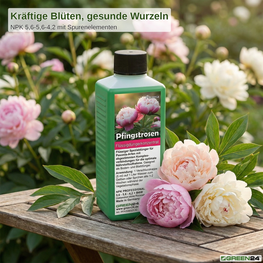 Pfingstrosen-Dünger NPK Werte