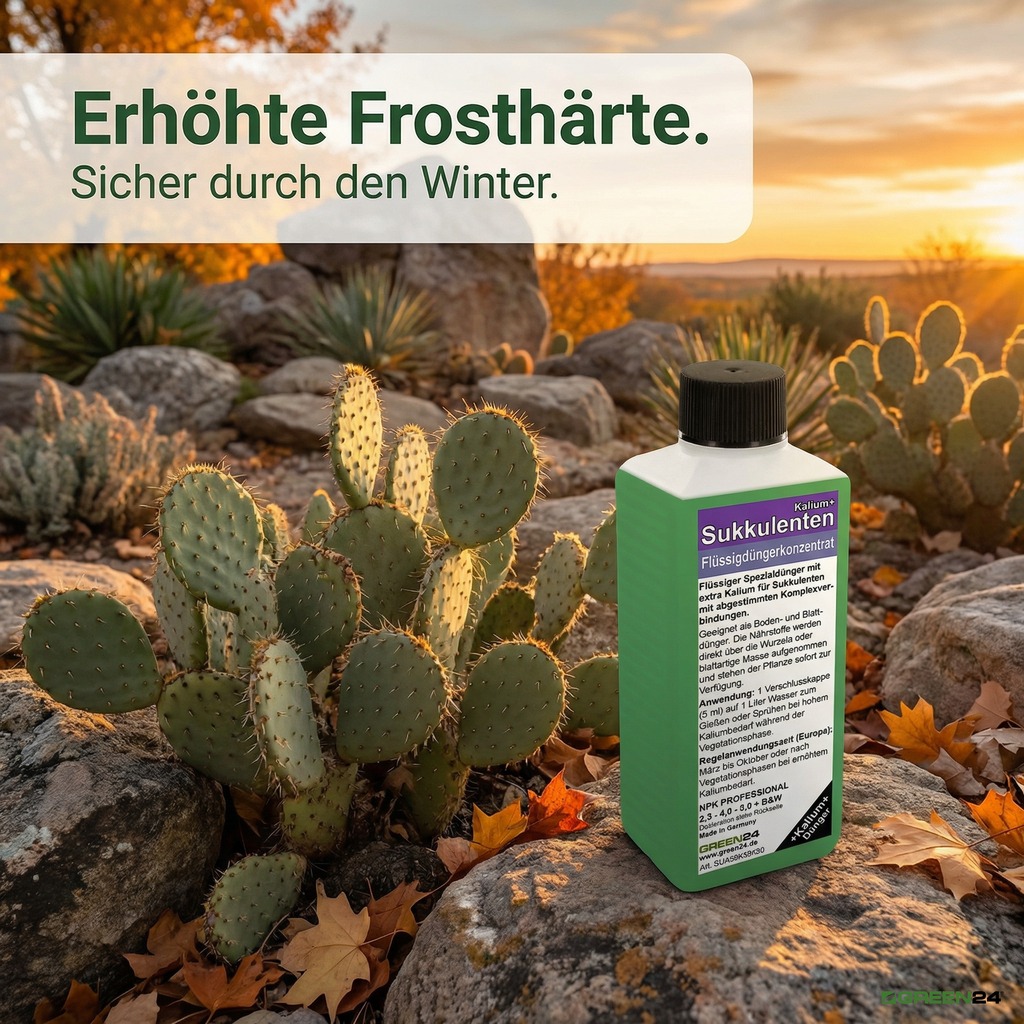 Sukkulenten-Dünger Kalium+ für erhöhte Frosthärte