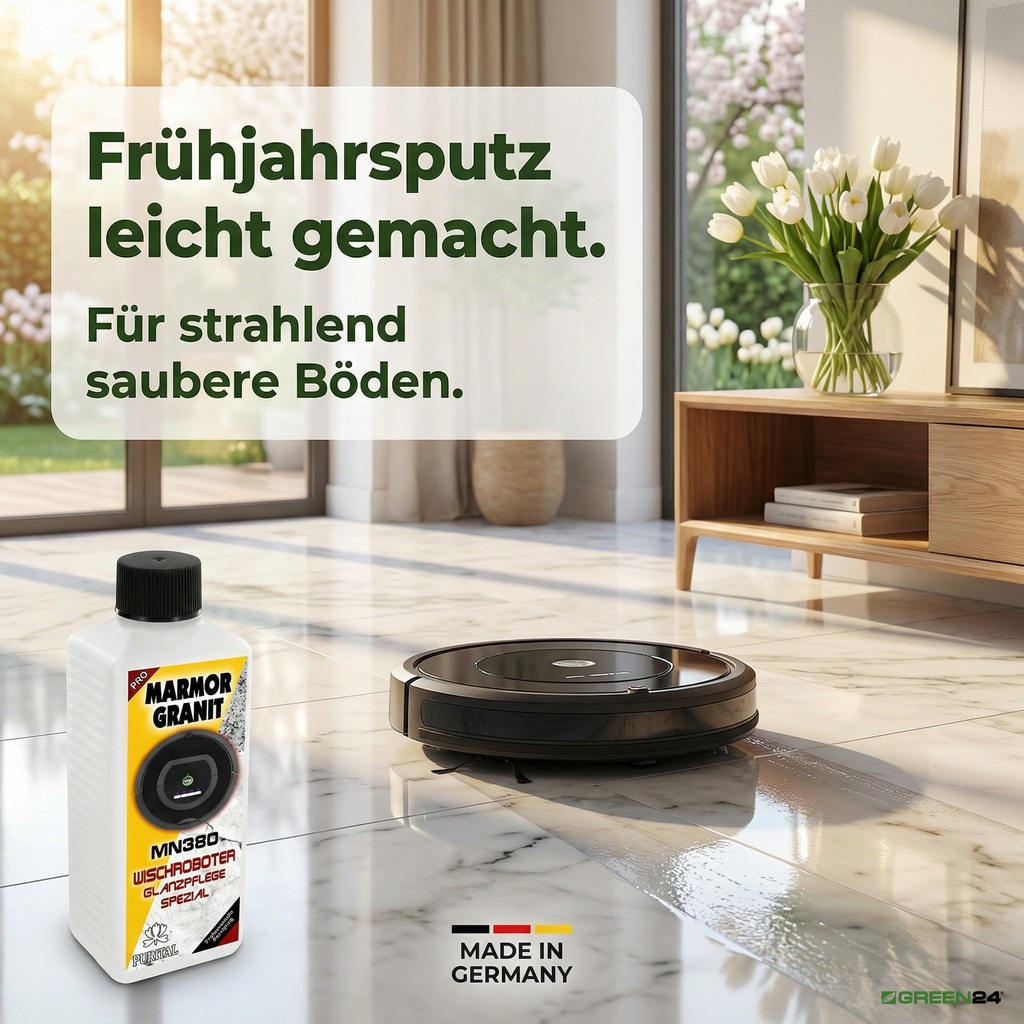 Marmor Granit Wischroboter Glanzpflege Spezial für glänzenden Boden