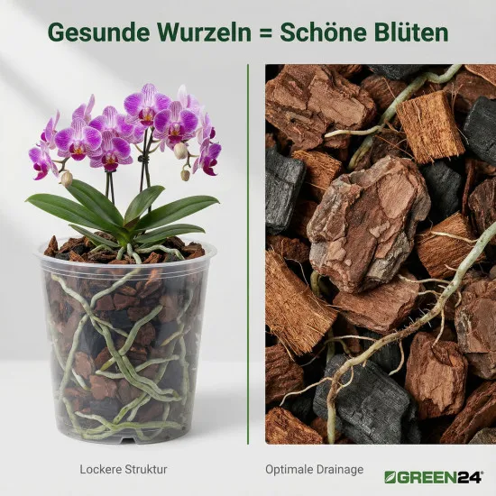 Orchideenerde PROFI LINIE – 4L Premium Substrat für epiphytische Orchideen