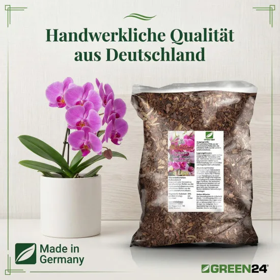 Orchideenerde PROFI LINIE – 4L Premium Substrat für epiphytische Orchideen