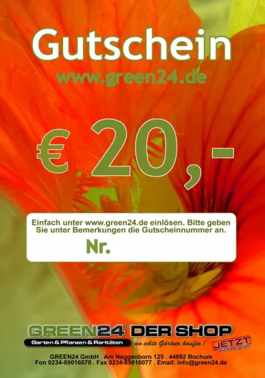20 Euro Gutschein
