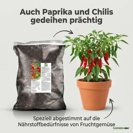 Tomatenerde Paprika Substrat 10 Ltr.