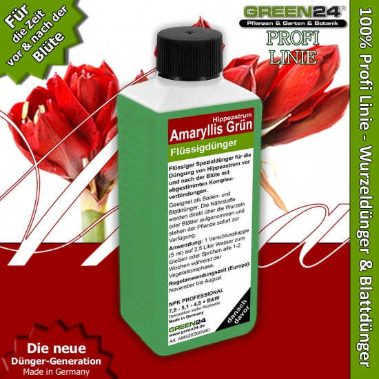 Amaryllis Hippeastrum Green Liquid Fertilizer 250ml