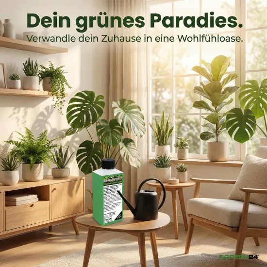 Zimmerpflanzen- & Grünpflanzendünger Pro 250ml Konzentrat – Profi Flüssigdünger für alle Grünpflanzen