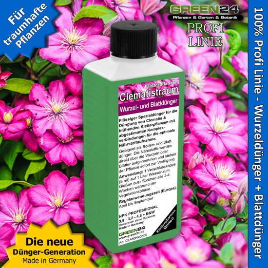 Clematis Dünger Kletterpflanzen düngen 250ml