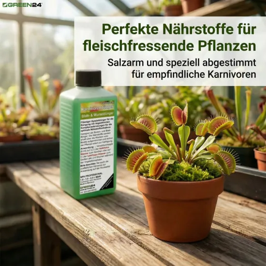 Karnivoren-Dünger – 250ml Spezialdünger für fleischfressende Pflanzen | Epiphyten-Spezialist | Carnivoren NPK + Spurenelemente