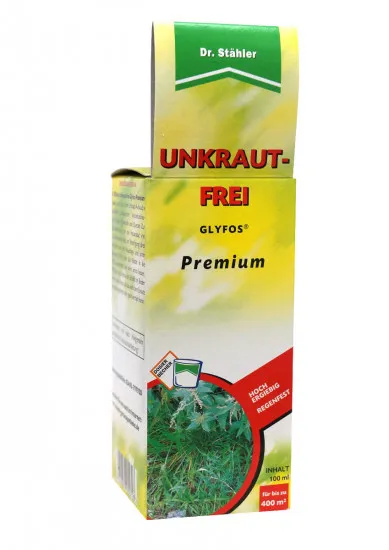 Glyfos Premium Unkraut-Frei 100ml - ausreichend für bis zu 400 m2