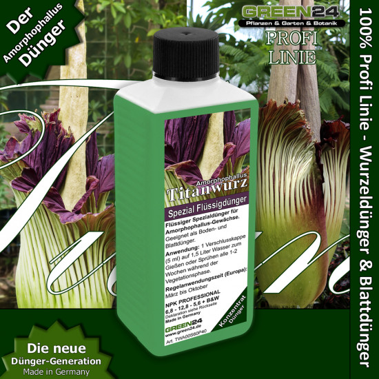 Amorphophallus-Dünger titanum / konjac Titanwurz düngen 250ml