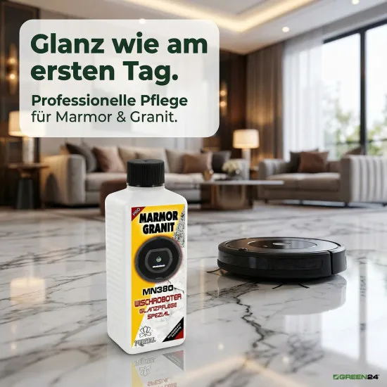 GREEN24 MN380 Marmor & Granit Reiniger für Wischroboter - Naturstein-Experte 250ml