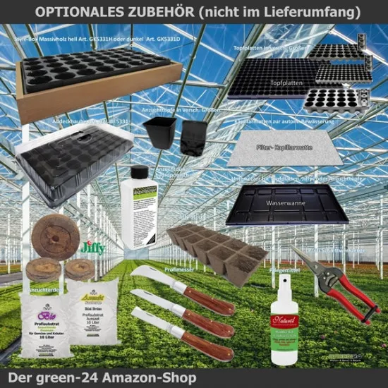 Anzuchthaus PRO24 Zimmer-Gewächshaus