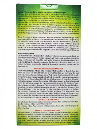 Unkraut-Frei Organic 1 Liter - Set